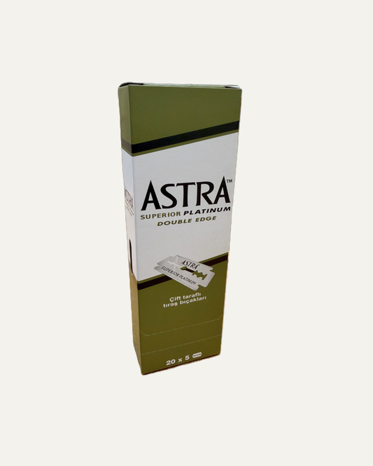 Double-Edge Razor Blades (Astra Superior Platinum) - 100 Blades