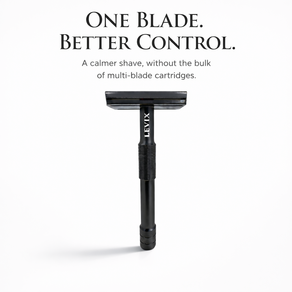 Vulfix Razor LEVIX | A Calmer Safety Razor for Sensitive Skin (Australia)